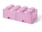 LEGO® Úložný box 8 s šuplíky - světle růžová 2