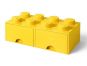 LEGO® Úložný box 8 s šuplíky - žlutá 2