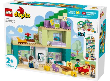 LEGO® 10470 Moderní rodinný dům 3 v 1 s figurkami