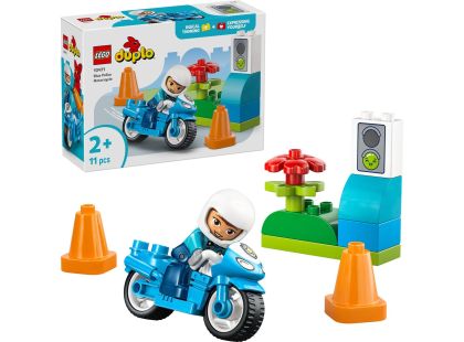 LEGO® 10471 Modrá policejní motorka