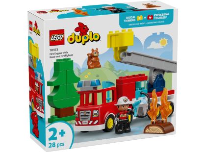 LEGO® 10473 Hasičské auto s hadicí a hasičem