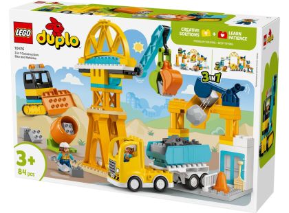 LEGO® 10476 Staveniště a vozidla 3 v 1