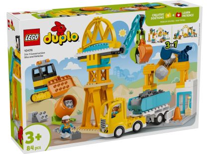 LEGO® 10476 Staveniště a vozidla 3 v 1