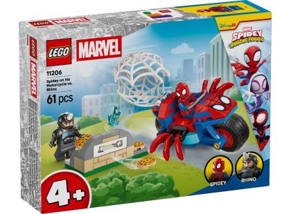 LEGO® 11206 Spidey na motorce vs. Rhino