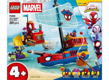 LEGO® 11208 Pirátská loď Spideyho týmu