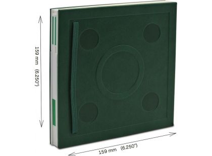 LEGO® 2.0 Zápisník s gelovým perem jako klipem - zelený