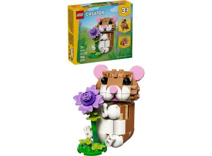 LEGO® 31376 Roztomilý křeček s květinou