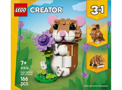 LEGO® 31376 Roztomilý křeček s květinou