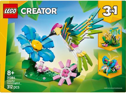 LEGO® 31384 Divoká zvířata: Barevný kolibřík