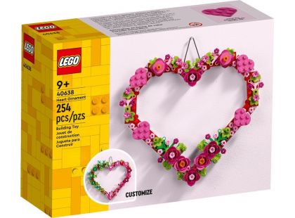 LEGO® 40638 Ozdoba ve tvaru srdce - Poškozený obal