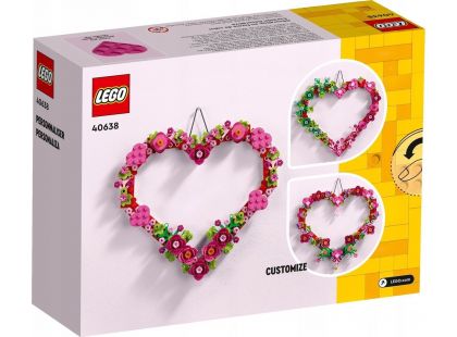 LEGO® 40638 Ozdoba ve tvaru srdce - Poškozený obal