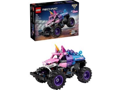 LEGO® 42220 Monster Jam™ Sparkle Smash™ s natahovacím motorem