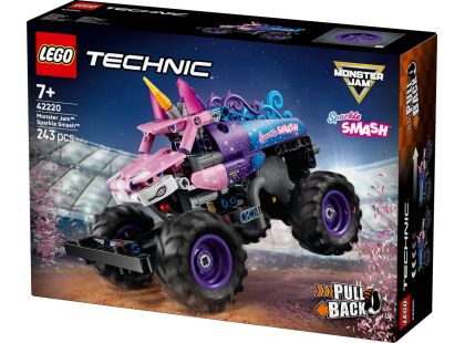 LEGO® 42220 Monster Jam™ Sparkle Smash™ s natahovacím motorem