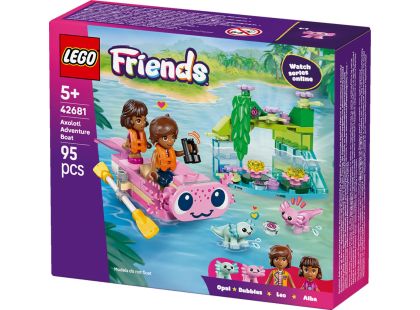 LEGO® 42681 Dobrodružný člun s axolotly