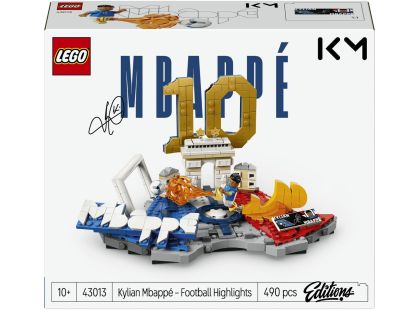 LEGO® Editions 43013 Kylian Mbappé – Hvězdné momenty fotbalu