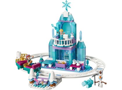 LEGO® 43281 Elsin ledový palác a jízda na sněhu