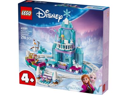 LEGO® 43281 Elsin ledový palác a jízda na sněhu