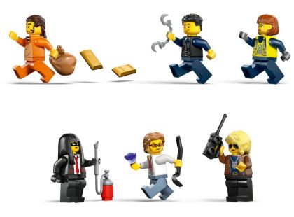 LEGO® City 60508 Loupež v policejním vlaku