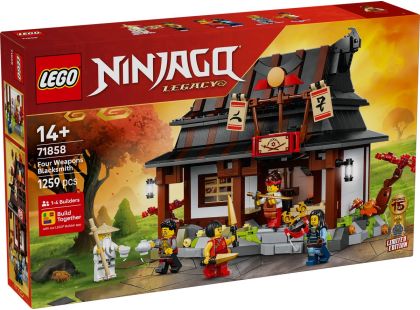 LEGO® 71858 Kovárna Čtyři zbraně: 15 let NINJAGO