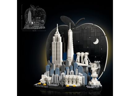 LEGO® Architecture 21066 New York – Velké jablko