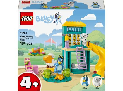 LEGO® Bluey 11201 Bluey, Chloe a zábava na hřišti