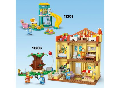 LEGO® Bluey 11202 Bluey a rodinný výlet autem na pláž
