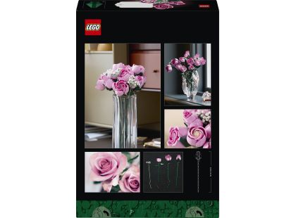 LEGO® Botanicals 10374 Kytice růžových růží - Poškozený obal