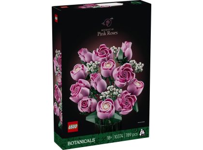 LEGO® Botanicals 10374 Kytice růžových růží - Poškozený obal