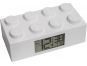 LEGO® Brick - hodiny s budíkem, bílé 4