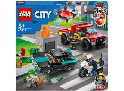 LEGO® City 60319 Hasiči a policejní nahánka