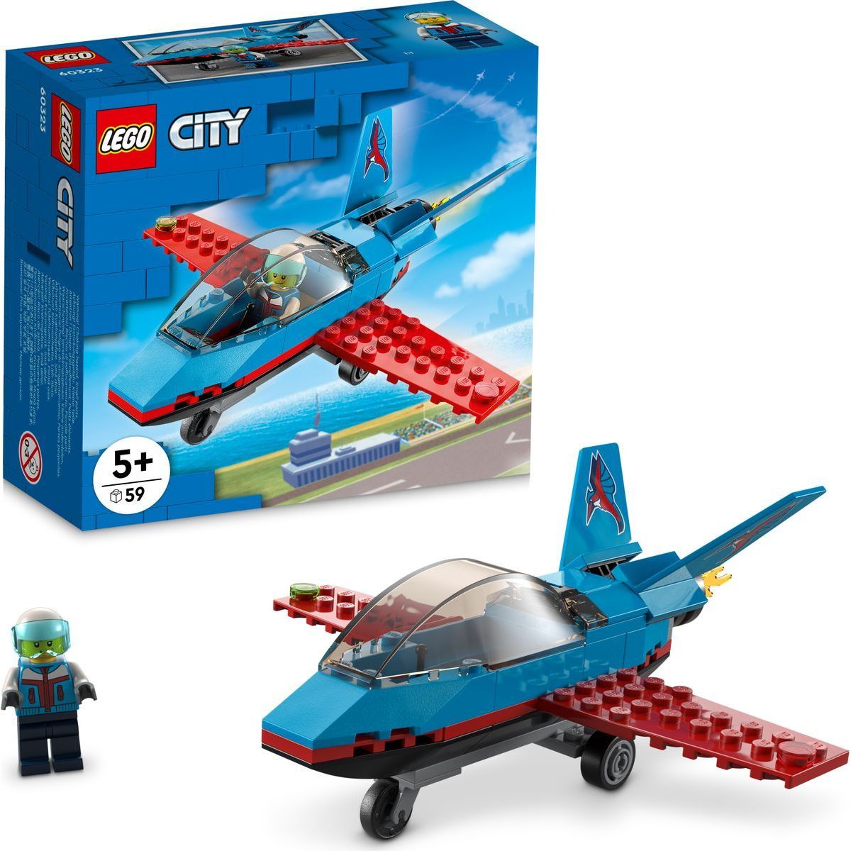 LEGO® City 60323 Kaskadérské letadlo