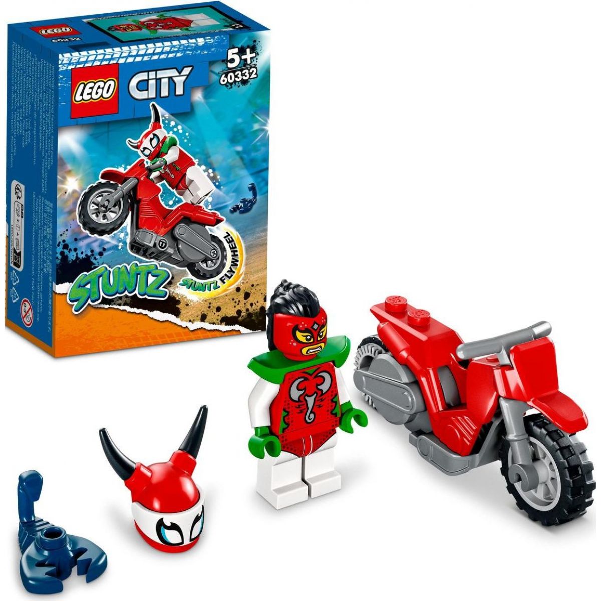 LEGO® City 60332 Štíří kaskadérská motorka