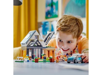 LEGO® City 60398 Rodinný dům a elektromobil