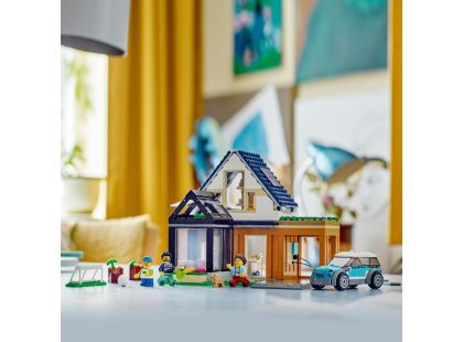 LEGO® City 60398 Rodinný dům a elektromobil