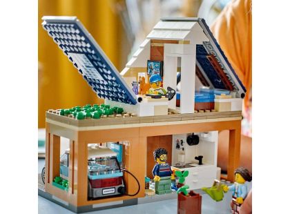 LEGO® City 60398 Rodinný dům a elektromobil