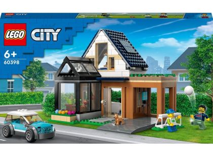 LEGO® City 60398 Rodinný dům a elektromobil