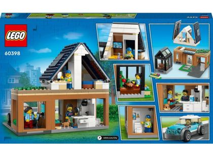 LEGO® City 60398 Rodinný dům a elektromobil