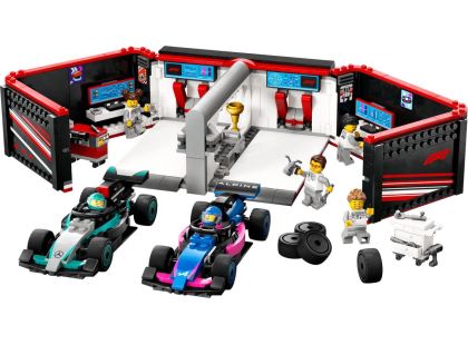 LEGO® City 60444 Garáž F1® a vozy Mercedes-AMG a Alpine