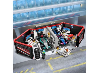 LEGO® City 60444 Garáž F1® a vozy Mercedes-AMG a Alpine