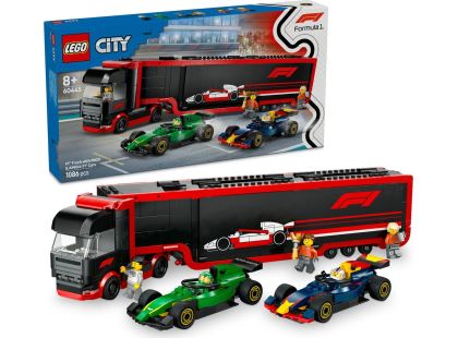 LEGO® City 60445 Kamion F1® s vozy F1® RB20 a AMR24