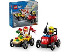 LEGO® City 60458 Závodní balíček: Rozvoz pizzy vs. hasičské auto