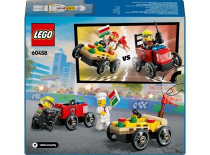 LEGO® City 60458 Závodní balíček: Rozvoz pizzy vs. hasičské auto