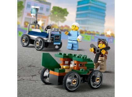 LEGO® City 60459 Závodní balíček: Letadlo vs. nemocniční lůžko