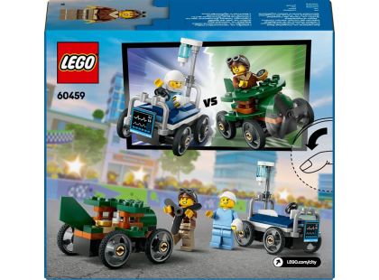 LEGO® City 60459 Závodní balíček: Letadlo vs. nemocniční lůžko