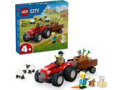 LEGO® City 60461 Červený traktor s přívěsem a ovcemi