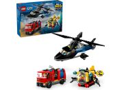 LEGO® City 60462 Remix: Helikoptéra, hasičský vůz a ponorka