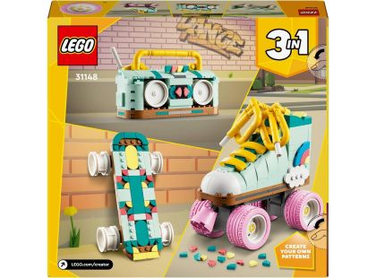 LEGO® Creator 3 v 1 31148 Retro kolečkové brusle - Poškozený obal