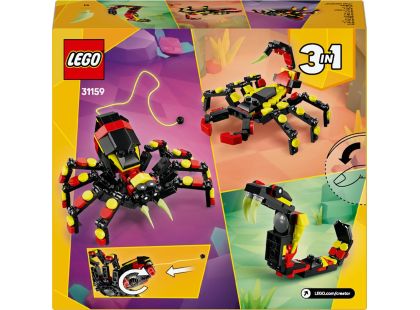 LEGO® Creator 3 v 1 31159 Divoká zvířata: Překvapivý pavouk