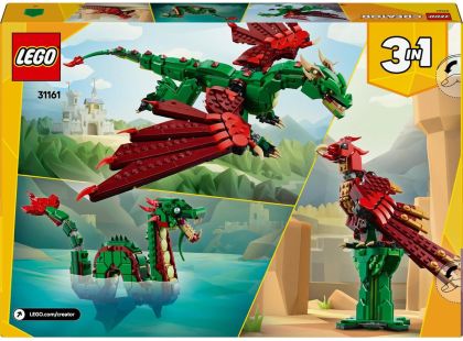 LEGO® Creator 3 v 1 31161 Středověký drak