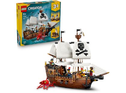 LEGO® Creator 3 v 1 31387 Kultovní pirátská loď